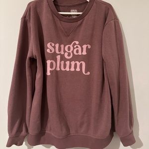 Little Co Sugar Plum crewneck size 7